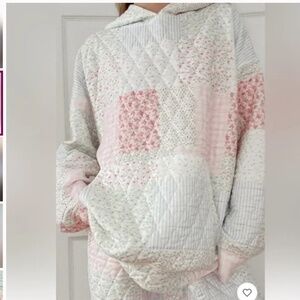 Sunkissed Coconut “ Penny 2 “ Sun-kissed Coconut Quilted Hoodie 35